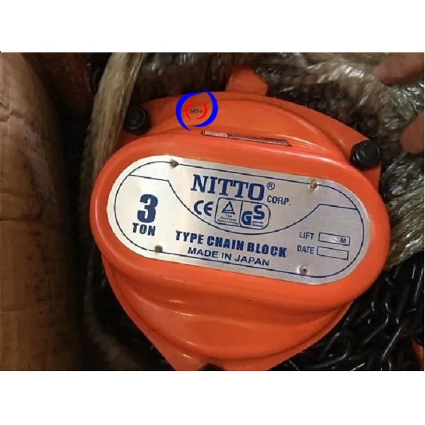 PALĂNG KÉO TAY 3 TẤN 3M  NITTO