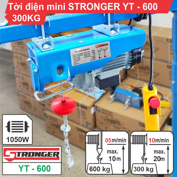 TỜI ĐIỆN MINI 300-600KG STRONGER