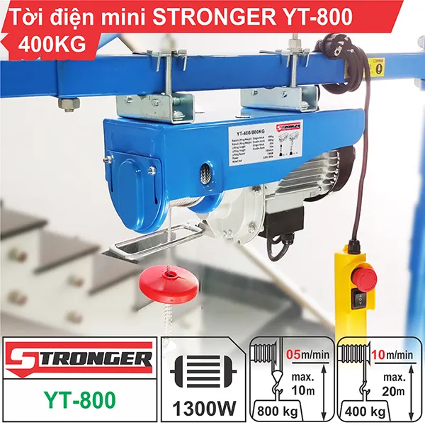 TỜI ĐIỆN MINI 400-800KG STRONGER