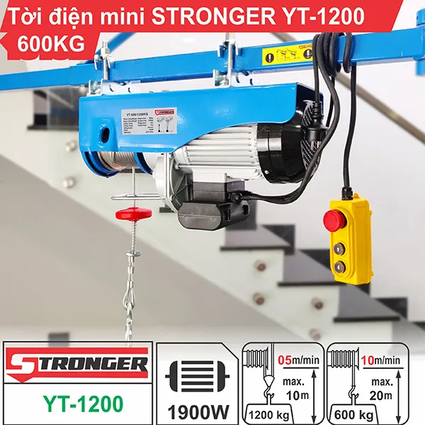 TỜI ĐIỆN MINI 600-1200KG STRONGER