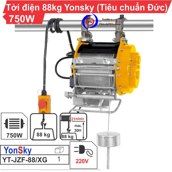 TỜI ĐIỆN YONSKY 88KG 750W