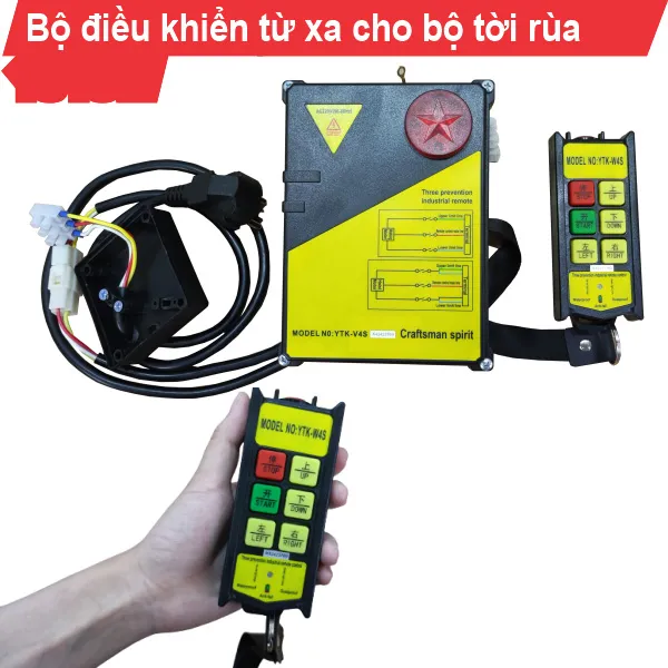 Điều khiển từ xa cho bộ tời rùa