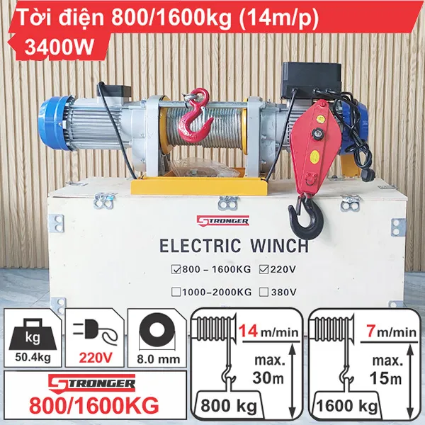 TỜI XÂY DỰNG STRONGER 800-1600KG