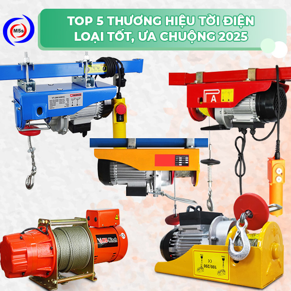 Top 5 thương hiệu tời điện loại tốt Top 5 thương hiệu tời điện loại tốt