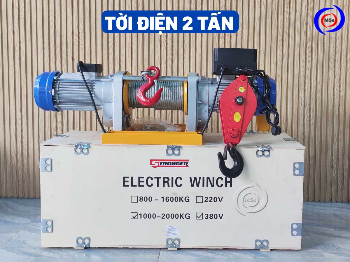 Tời điện 2 tấn Tời điện 2 tấn