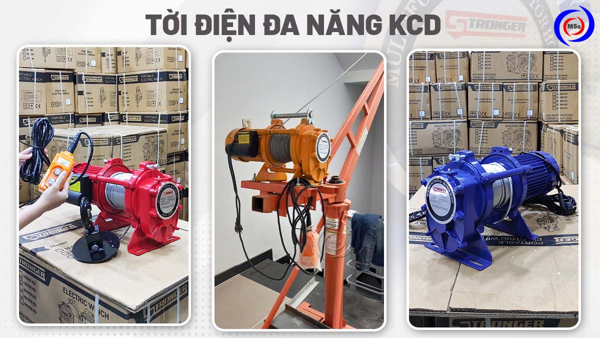 Máy tời điện đa năng KCD Máy tời điện đa năng KCD