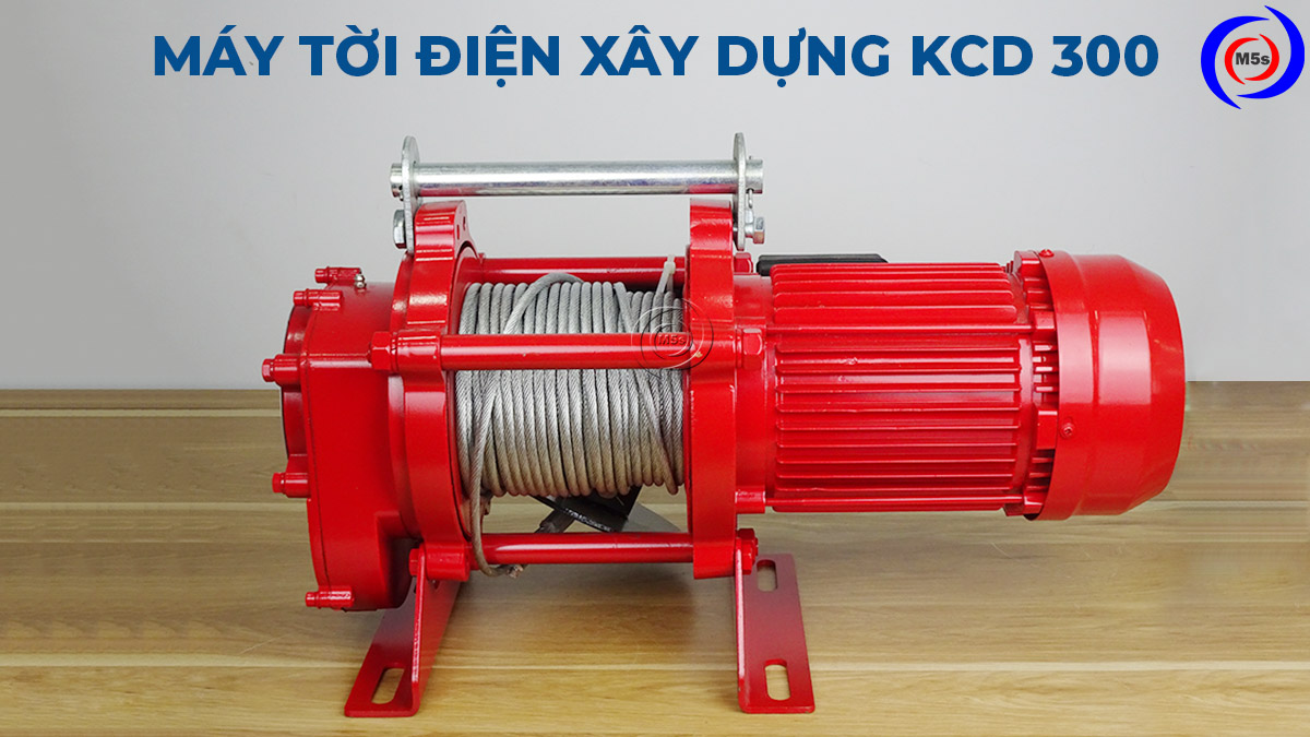 Máy tời điện xây dựng KCD 300kg Máy tời điện xây dựng KCD 300kg