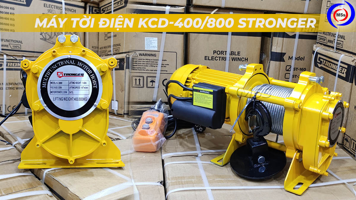 Máy tời điện KCD-800 Stronger tại kho hàng M5s Máy tời điện KCD-800 Stronger tại kho hàng M5s