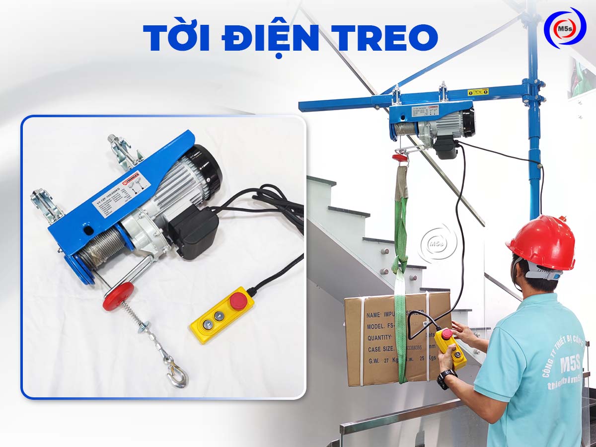 Máy tời điện treo Máy tời điện treo