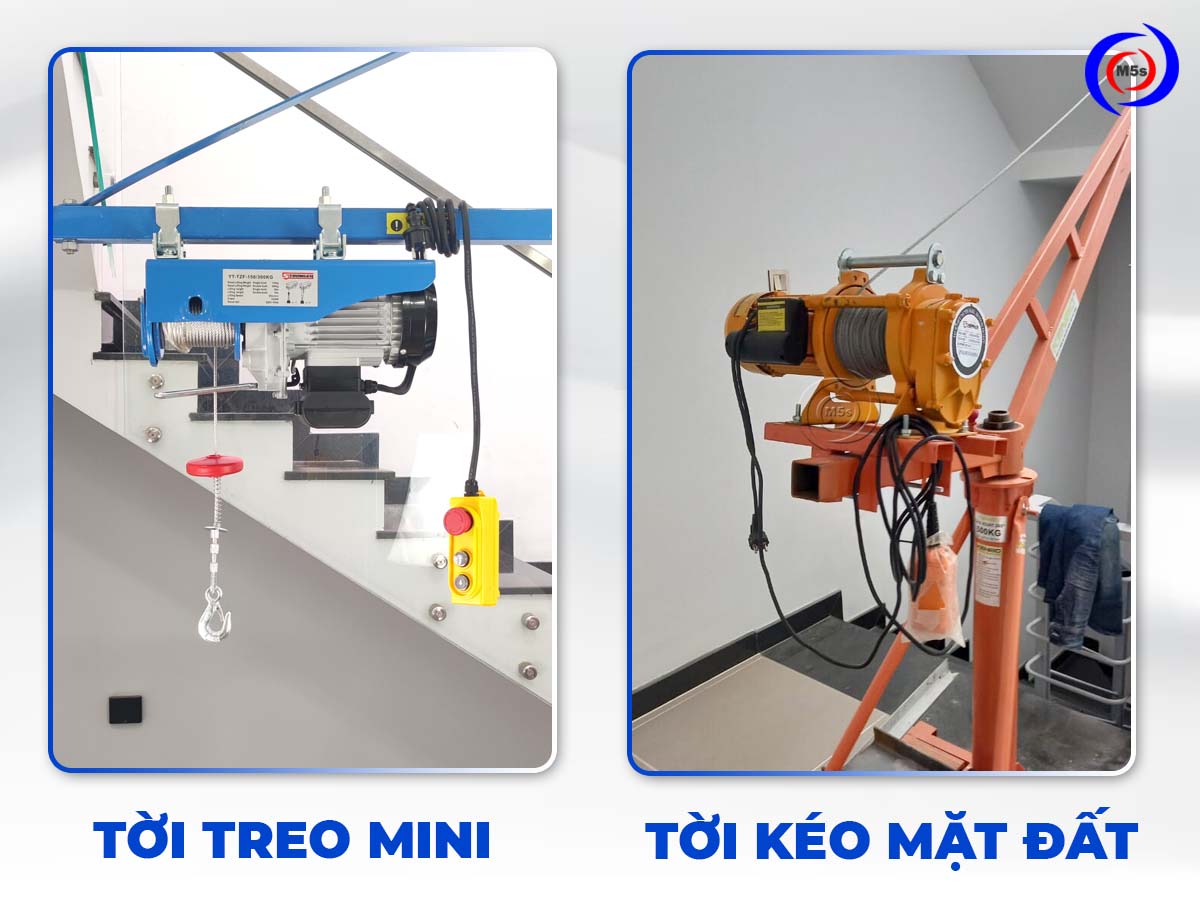 tời treo mini và tời kéo mặt đất tời treo mini và tời kéo mặt đất