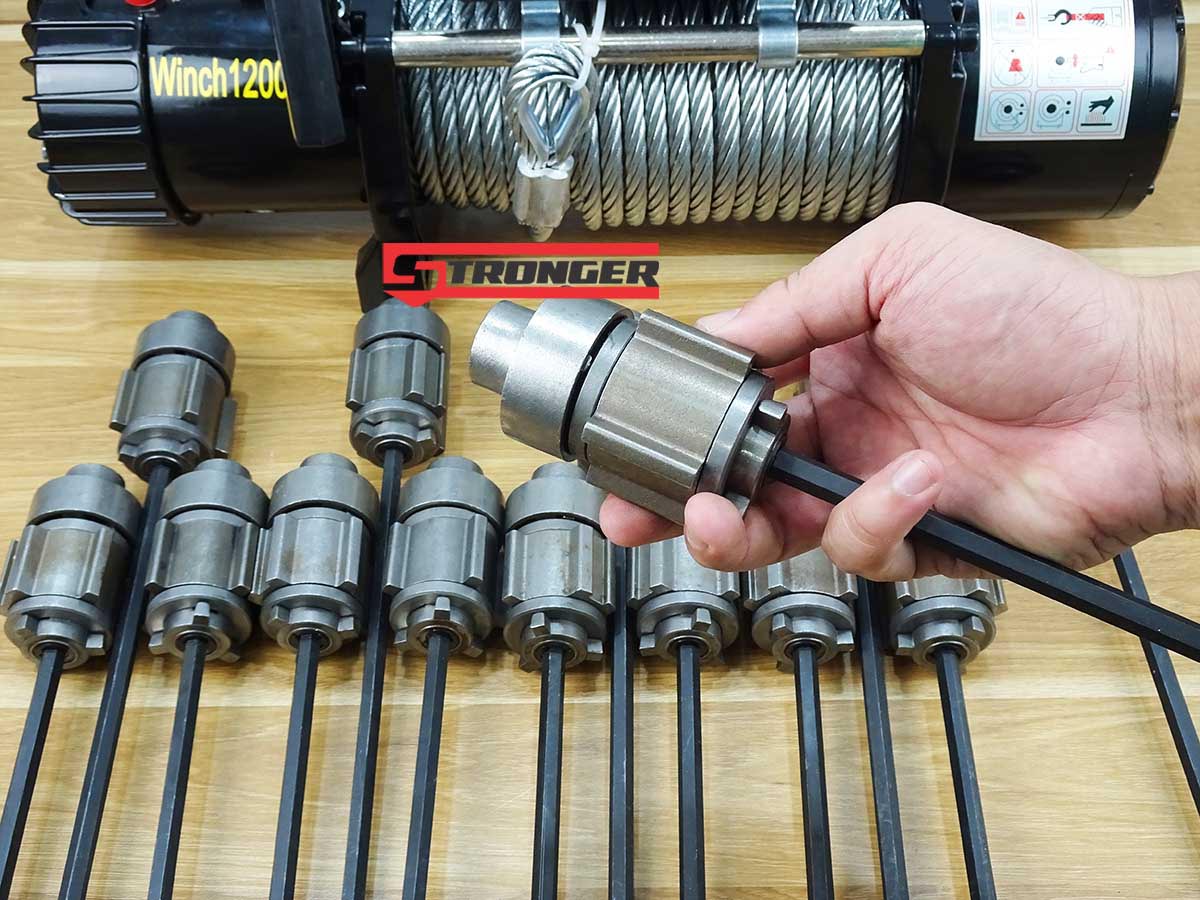 Trục truyền động của tời 12v 6000lbs, 12000lbs Trục truyền động của tời 12v 6000lbs, 12000lbs