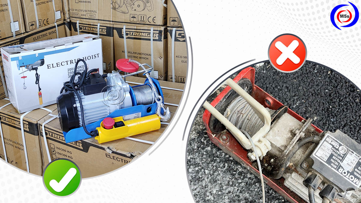 Vì sao nên mua máy tời mới Vì sao nên mua máy tời mới