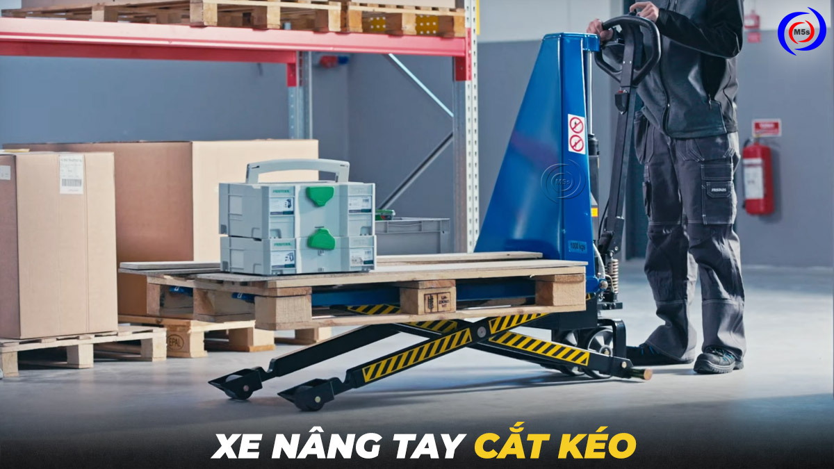 Xe nâng tay cắt kéo Xe nâng tay cắt kéo
