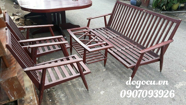 Bộ bàn ghế gỗ phòng khách giá 5 triệu Bộ bàn ghế gỗ phòng khách giá 5 triệu