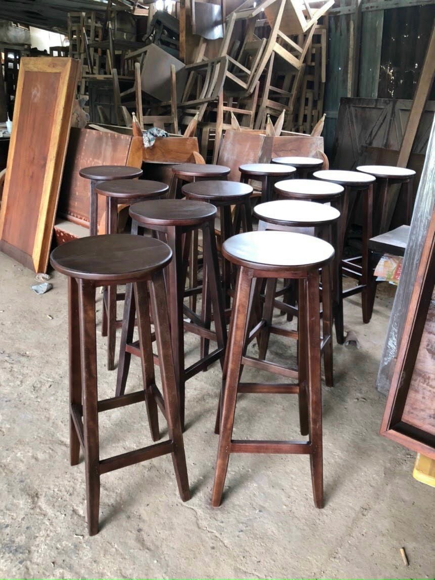 ghế quầy bar gỗ
