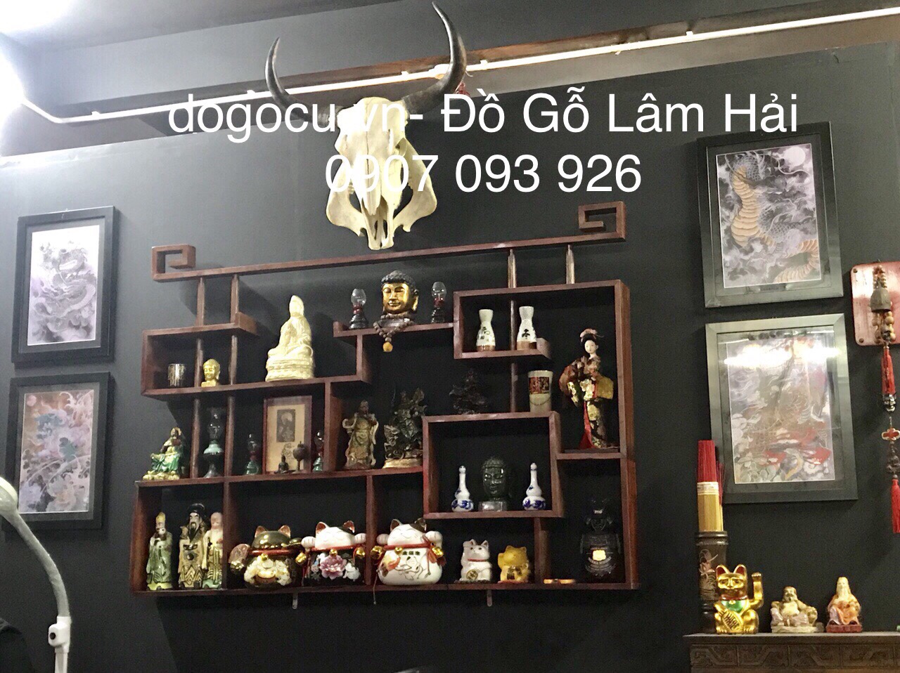 kệ gỗ vintage kệ gỗ vintage