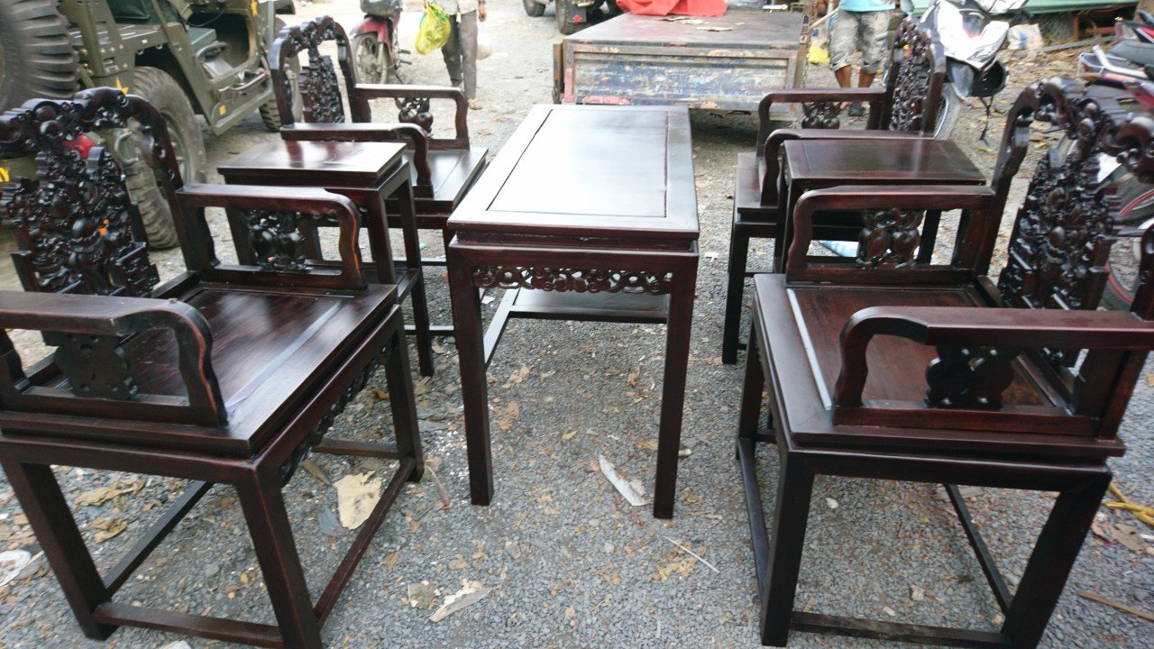 bộ bàn ghế vách dơi bộ bàn ghế vách dơi