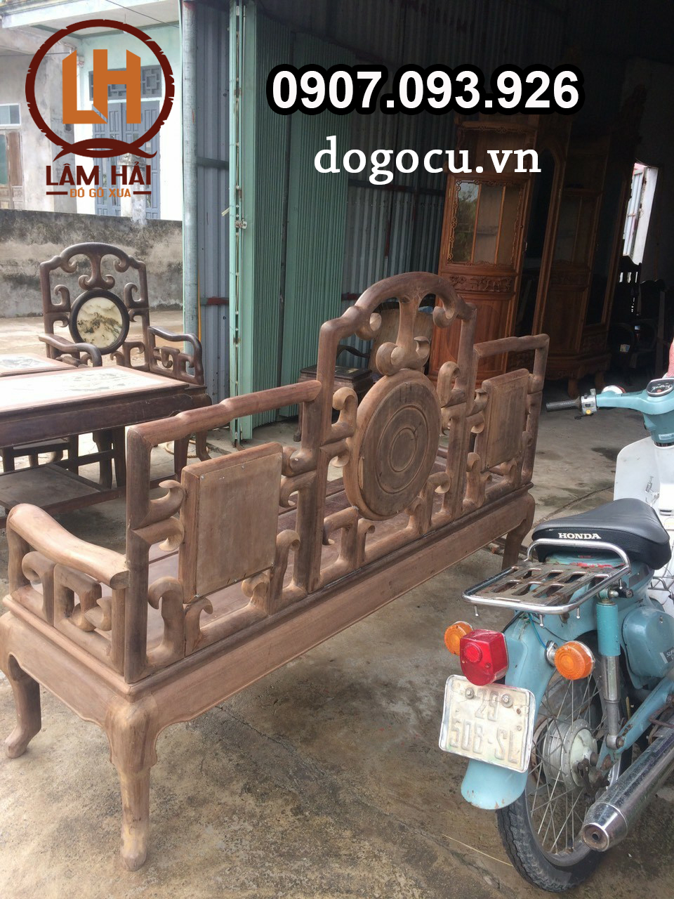 Bộ ghế móc gỗ gụ Bộ ghế móc gỗ gụ