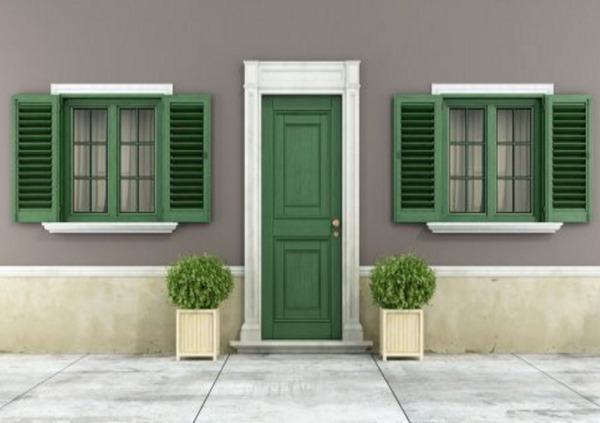 Cửa lá sách với thiết kế ấn tượng