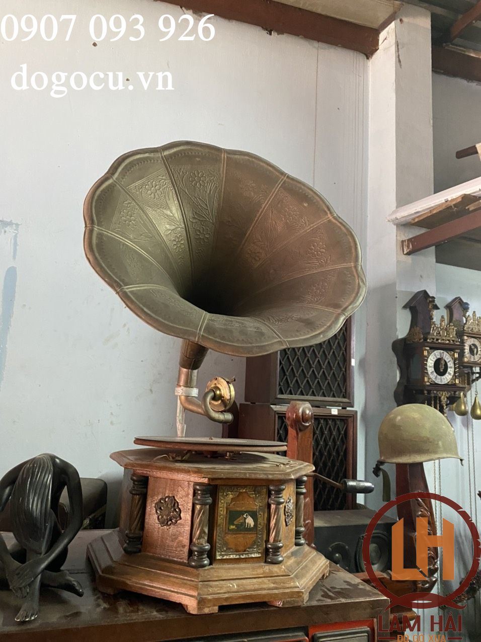 máy hát đĩa than loa kèn cổ máy hát đĩa than loa kèn cổ