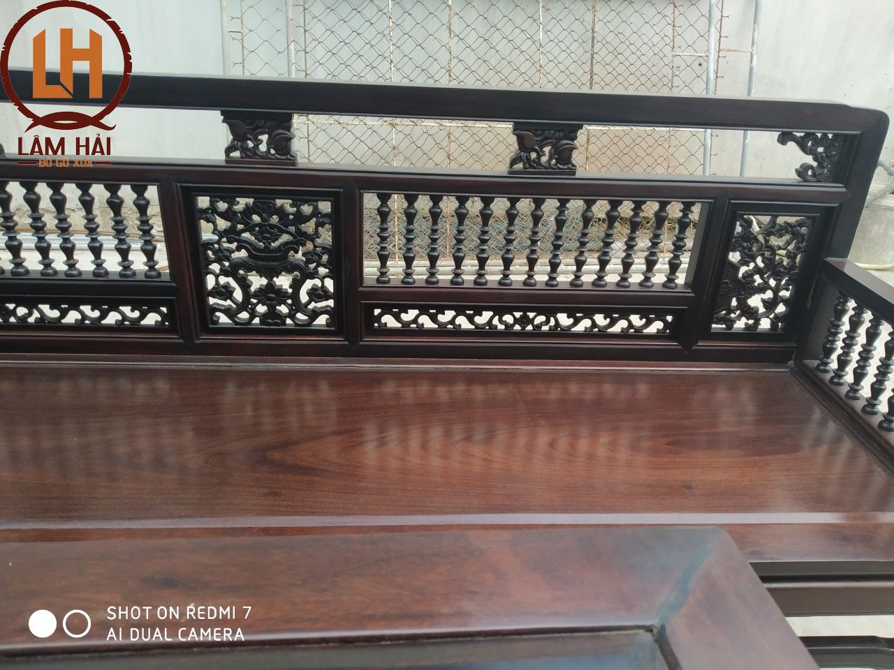 trường kỷ gỗ gụ ta H6 trường kỷ gỗ gụ ta H6