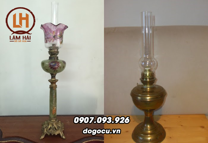 đèn dầu xưa của pháp