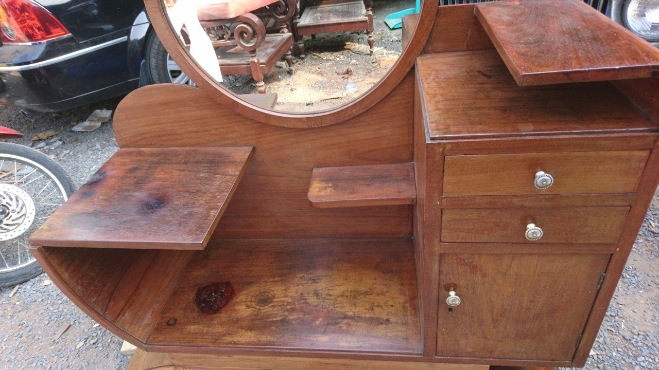 bàn trang điểm gỗ gõ đỏ bàn trang điểm gỗ gõ đỏ