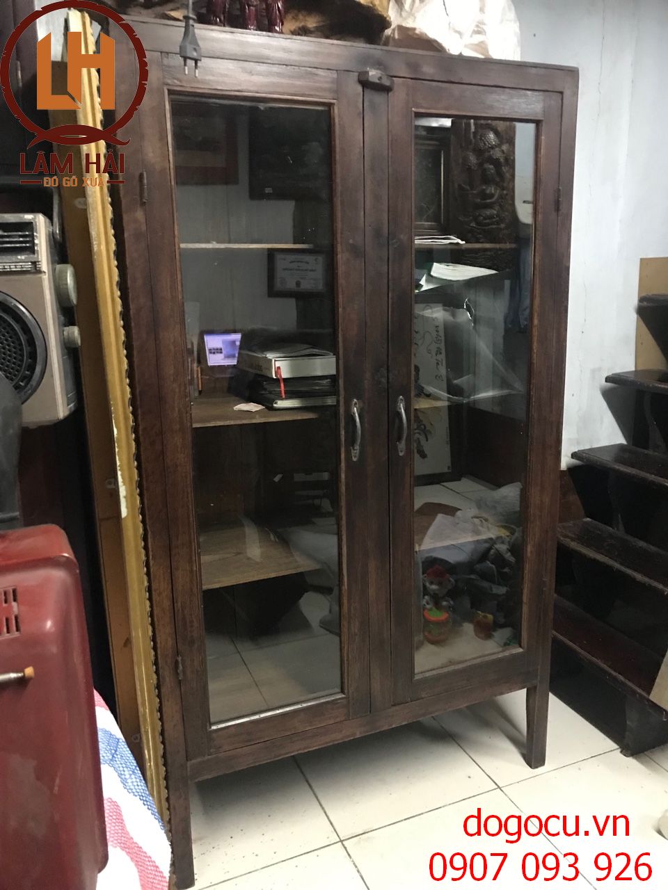 Tủ trưng bày gỗ Dầu xưa Tủ trưng bày gỗ Dầu xưa