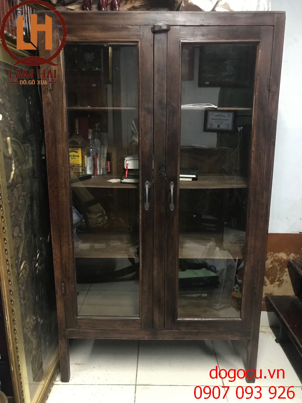 Tủ trưng bày gỗ Dầu xưa Tủ trưng bày gỗ Dầu xưa