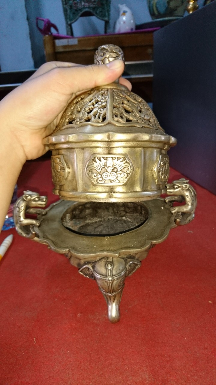 lư đốt trầm bằng đồng lư đốt trầm bằng đồng