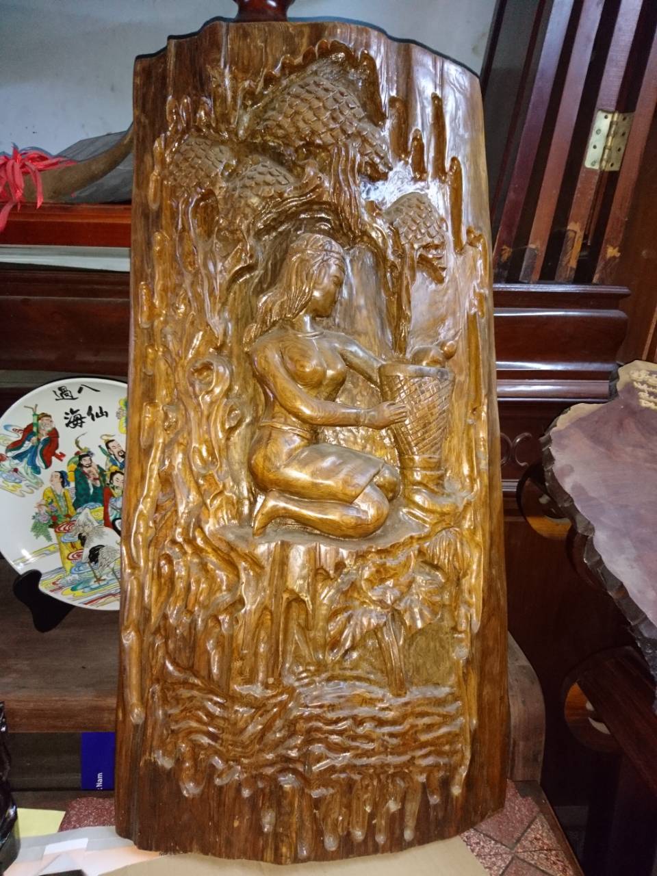 tranh gỗ đục đẹp