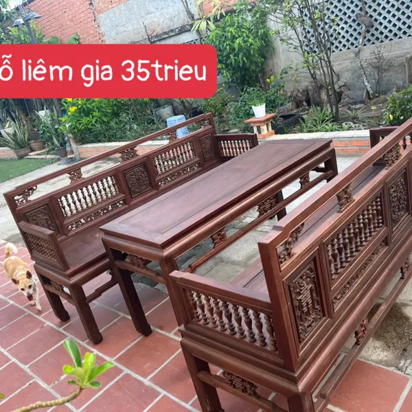 Bộ bàn ghế trường kỷ Gỗ Lim - Sự sang trọng đẳng cấp