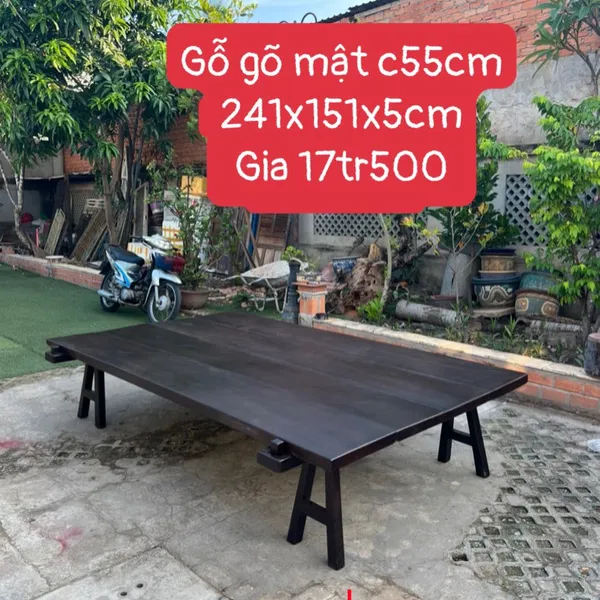 Sập gỗ cũ gỗ Gõ Mật xưa - Sự kết hợp giữa đẳng cấp và hoài niệm