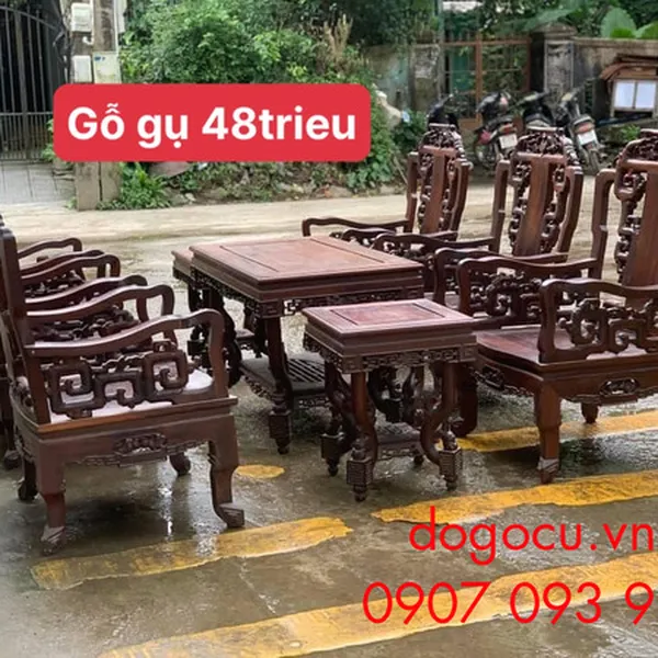 Bộ bàn ghế cũ xưa