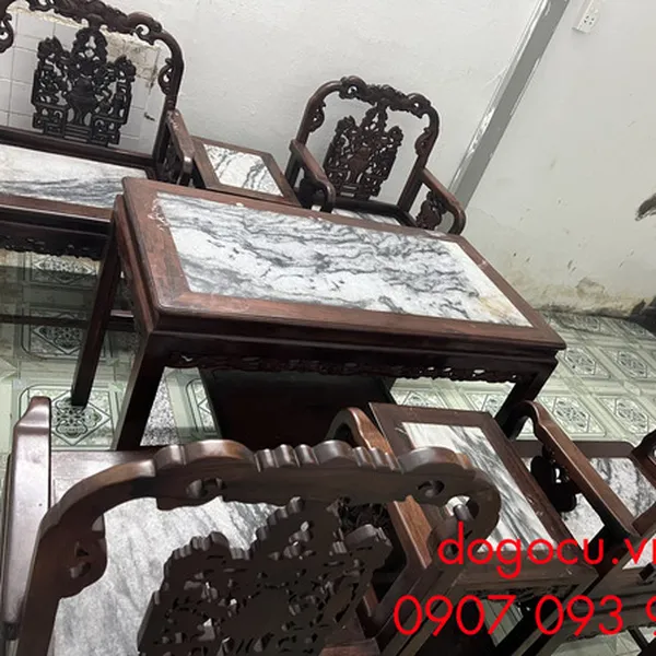 Bộ bàn ghế vách dơi