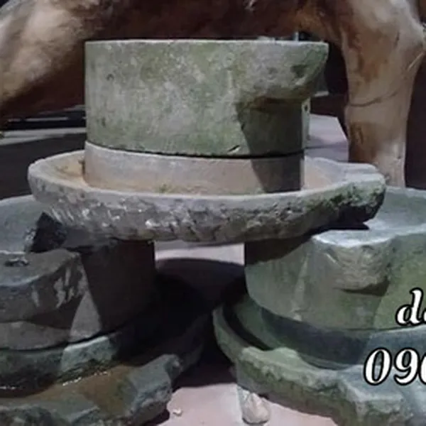Cối xay bột bằng đá ngày xưa