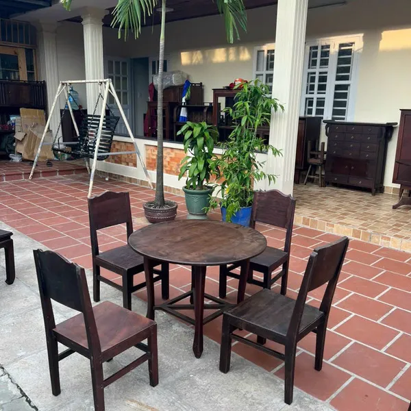 Ghế đai gỗ xưa nhỏ