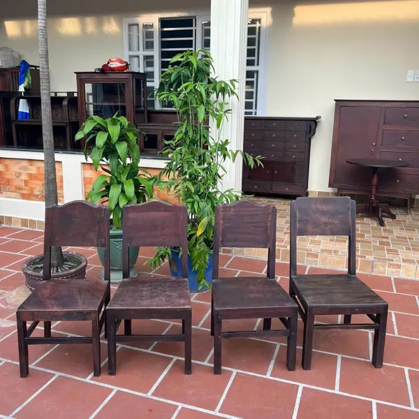 Ghế đai gỗ xưa nhỏ