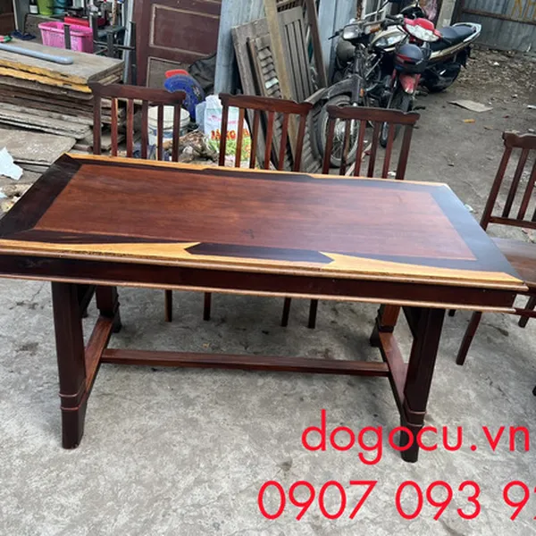 Bàn chữ H xưa bàn dài 1m40 x 70 cm - Sản phẩm chất lượng vượt bậc