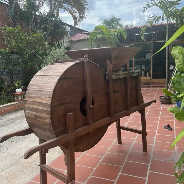 Quạt thóc ngày xưa