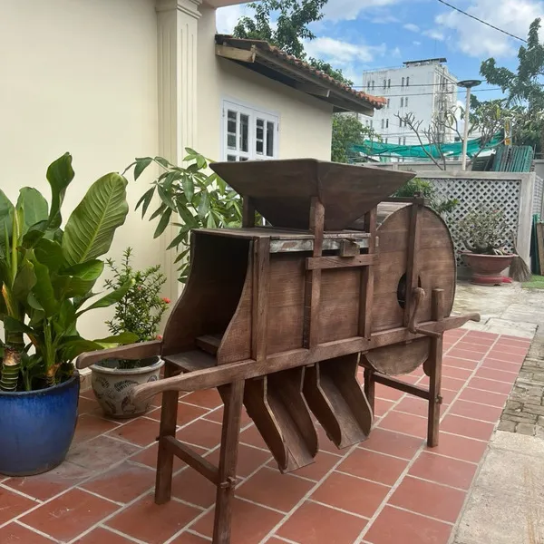 Quạt thóc ngày xưa