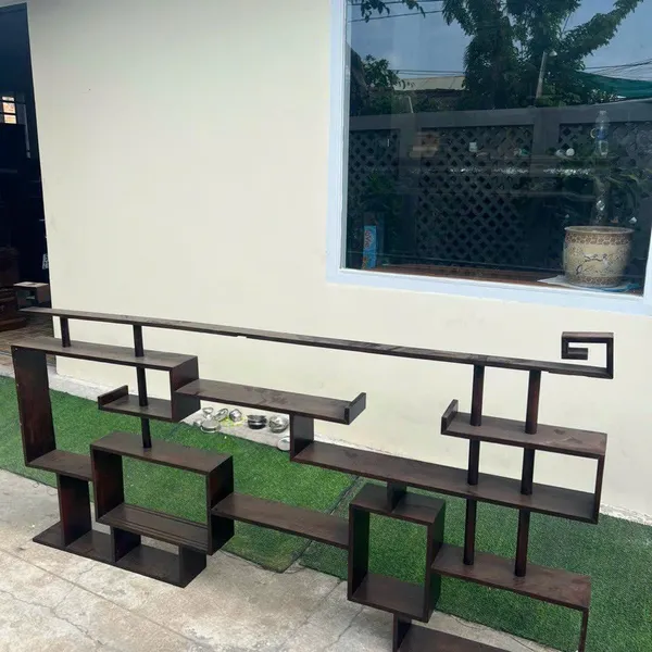 Giá kệ sách gỗ cổ điển kích thước đa dạng