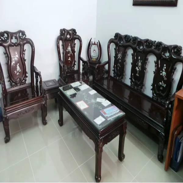 BÀN GHẾ GỖ GỤ PHÒNG KHÁCH