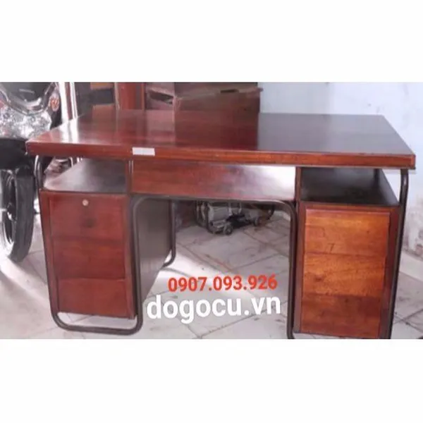BÀN LÀM VIỆC TẠI NHÀ BẰNG GỖ GÕ ĐỎ XƯA