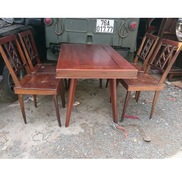 Thanh lý bộ bàn ăn 4 ghế gỗ giá rẻ