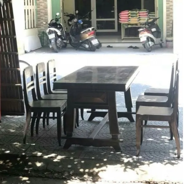 Bộ bàn ăn 6 ghế Gỗ Gõ Đỏ, Gỗ Kiền xưa