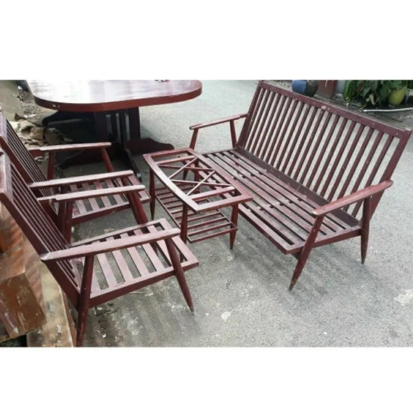 Bộ bàn ghế gỗ thẻ