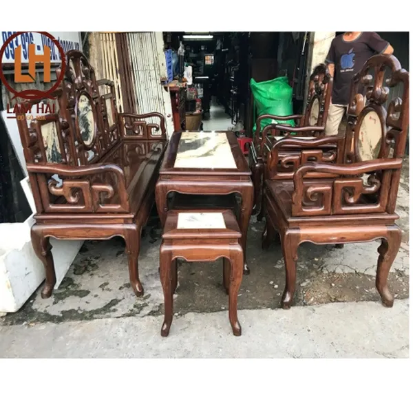 Bộ móc mỏ gỗ gụ 6 món sang trọng độc đáo 20 năm giá rẻ