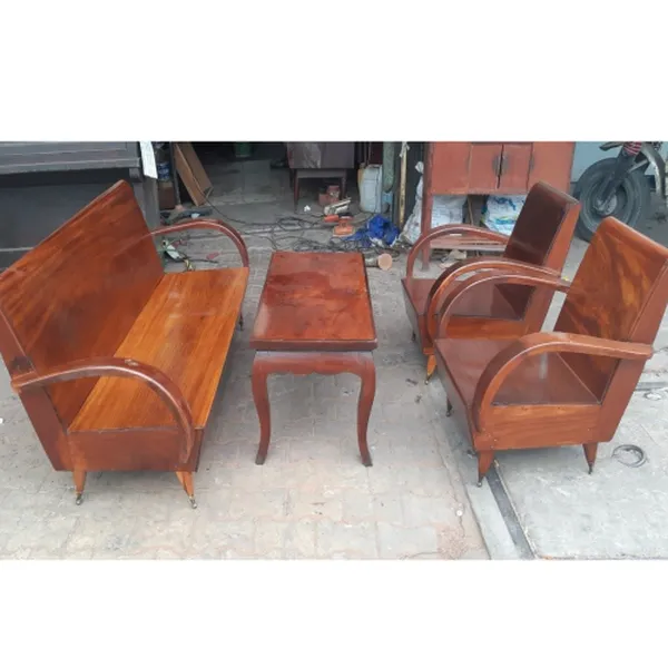 Salon thùng ghế dài cổ - sự trang nhã cho phòng khách gia đình