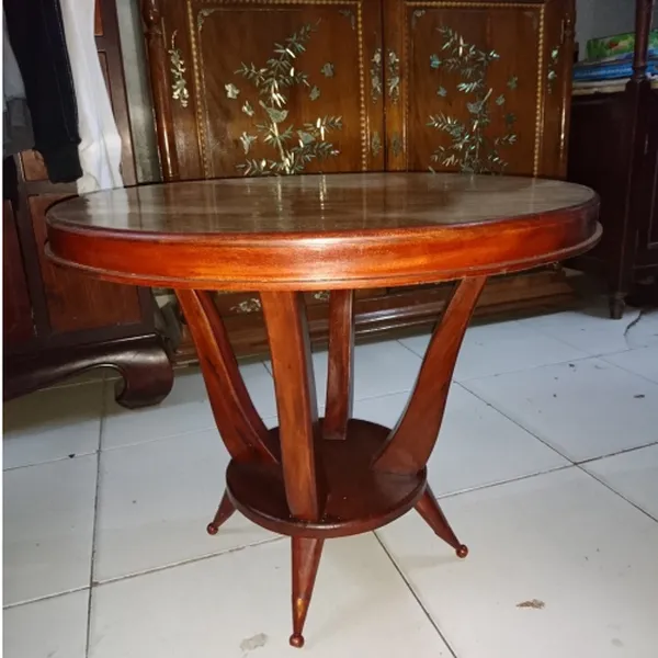 Thanh lý bàn gỗ tròn Vintage